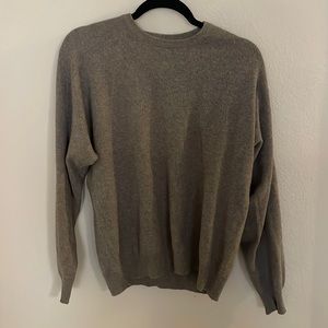 100% cashmere sweater brown